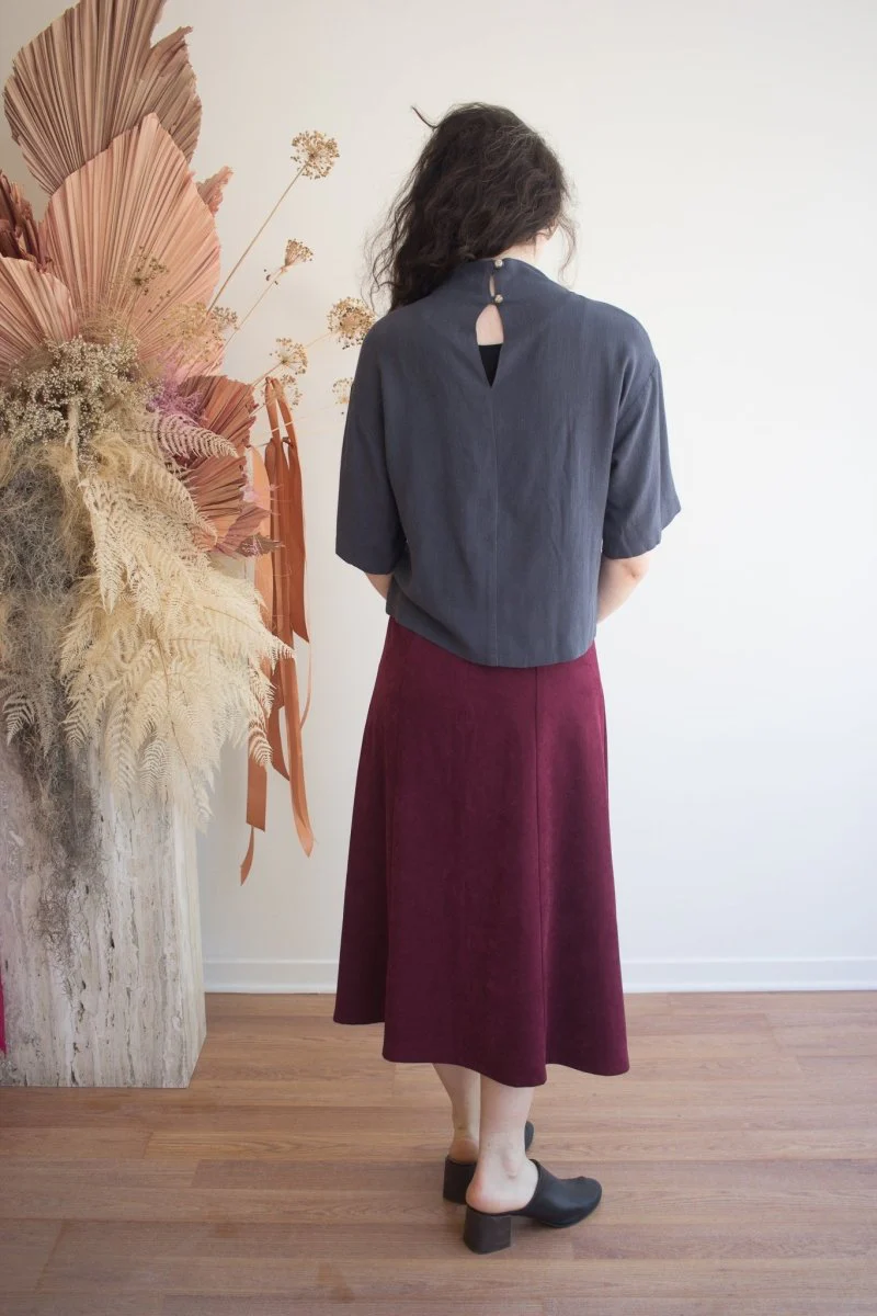 Dagg & Stacey Birch Skirt (Cherry Lacquer) - Image 3