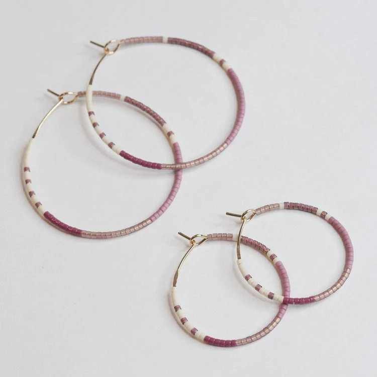 Daldanea Millie Hoop Earrings (Multiple Sizes)
