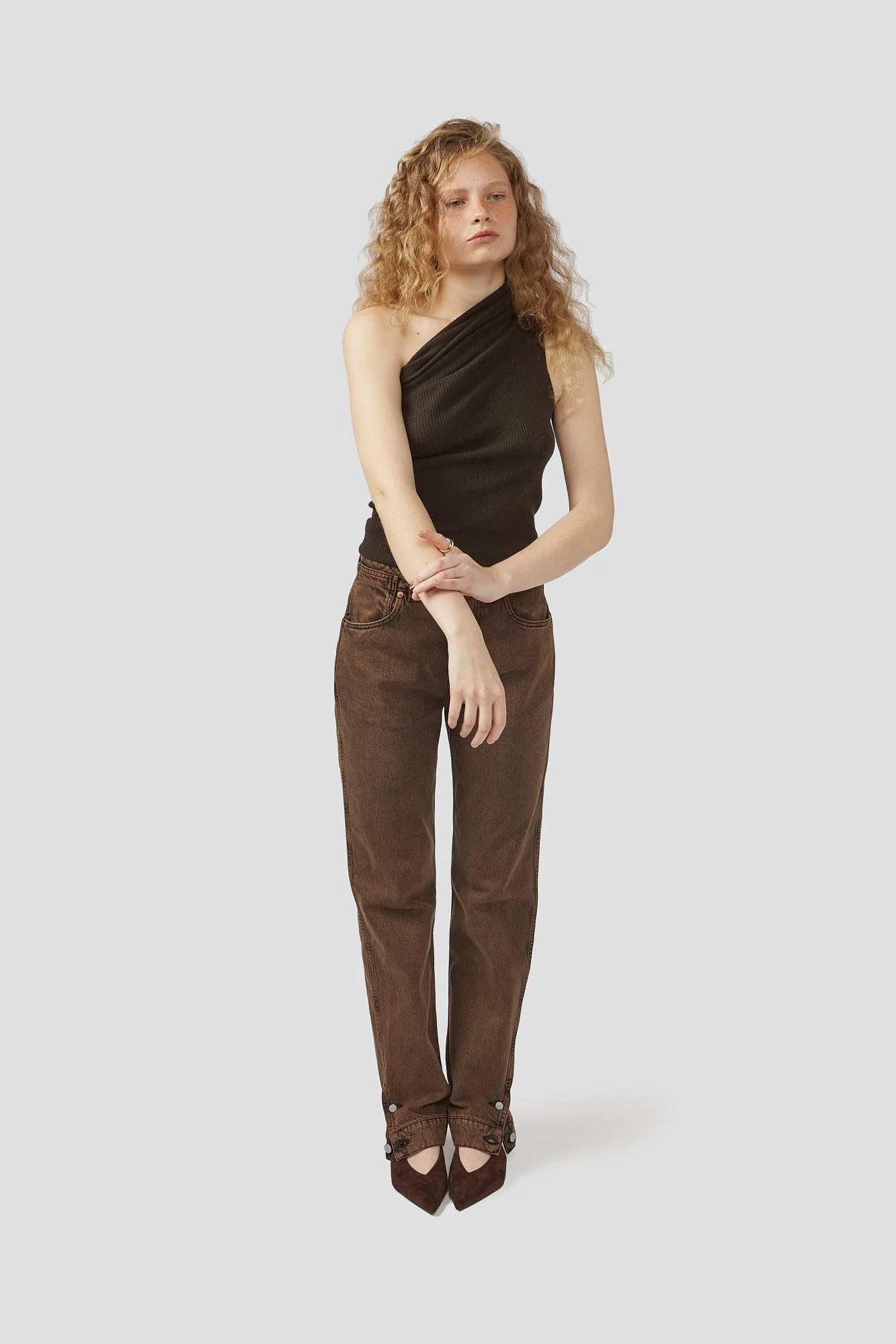 Decade Studio Cuff Jeans - Lousa (Online Exclusive) - Image 3