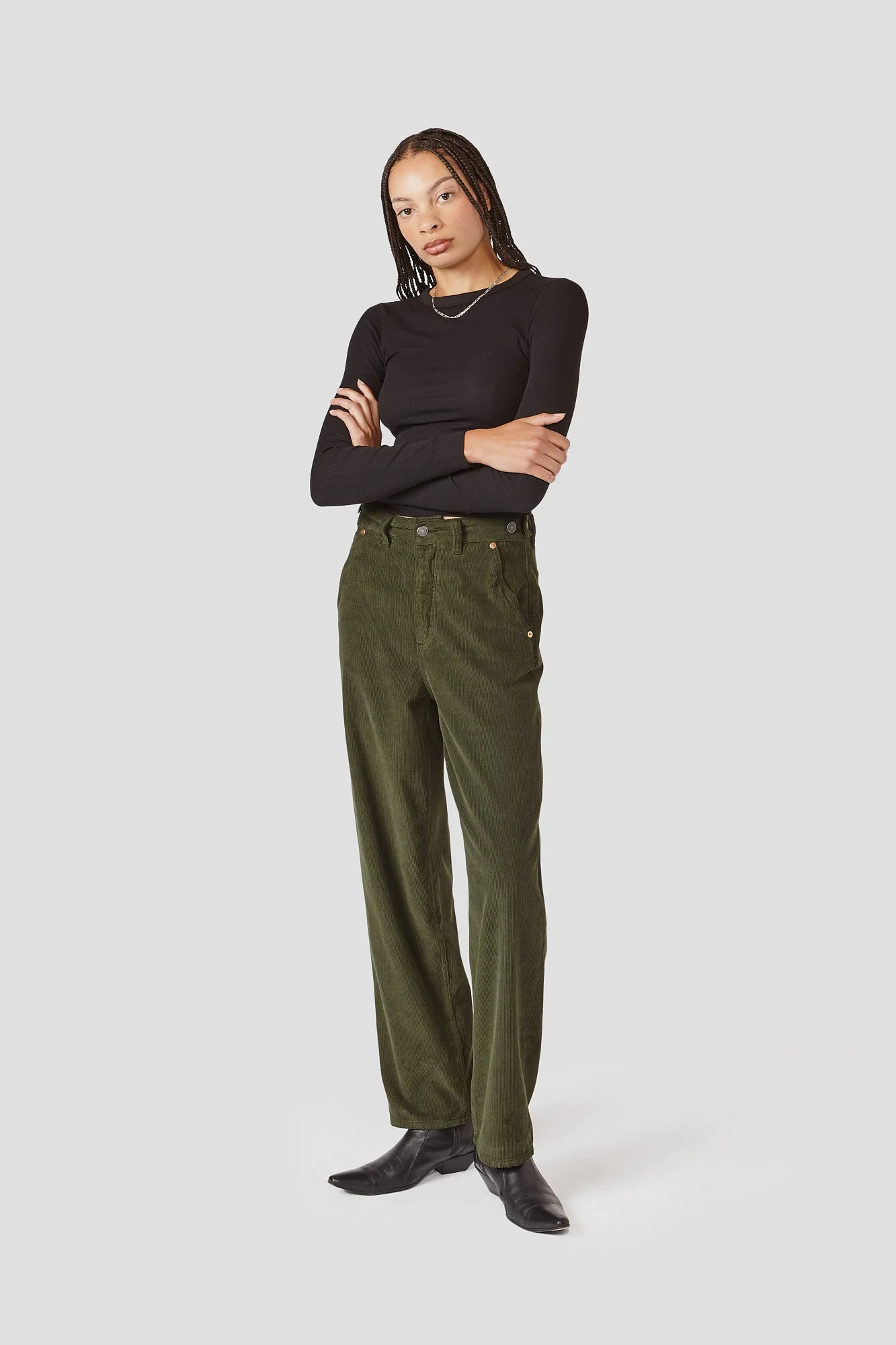 Decade Studio Emi Pants - Fern (In-Store) or Truffle (Online Exclusive) - Image 6
