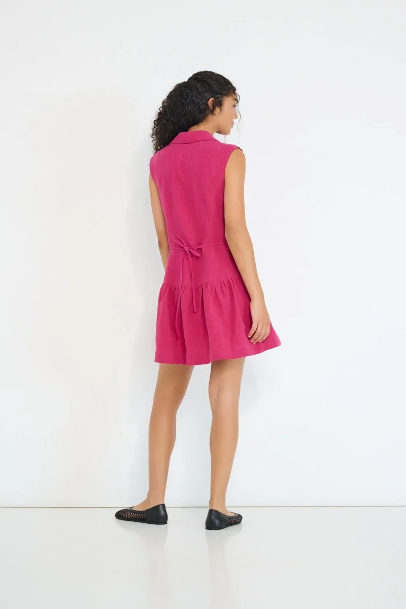 DorsaLi Reverie Dress (Magenta) - Image 4