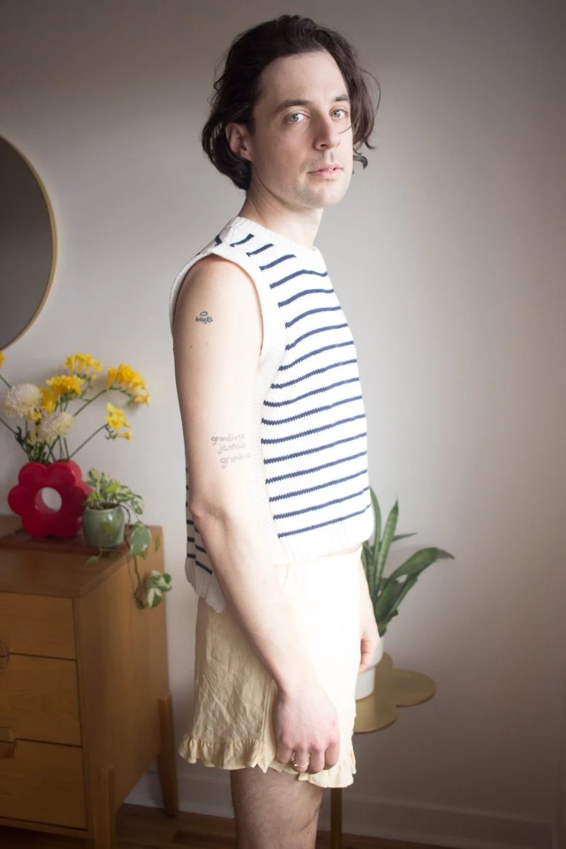 Eliza Faulkner Baxter Shorts - Butter Yellow Linen (Online Exclusive) - Image 3