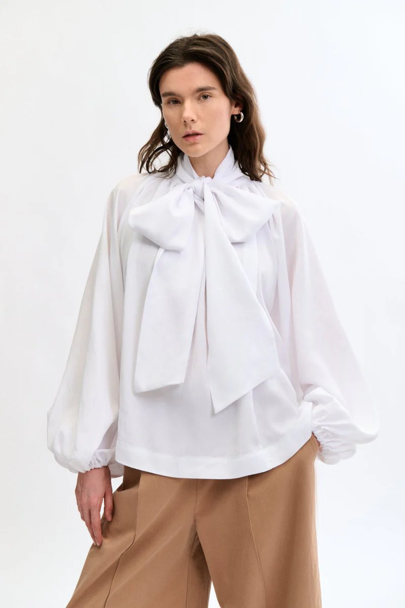 Eliza Faulkner Bowie Blouse - White (In-Store) - Image 5