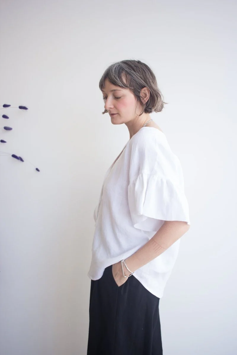 Eliza Faulkner Dottie Blouse - White (In-Store) - Image 2
