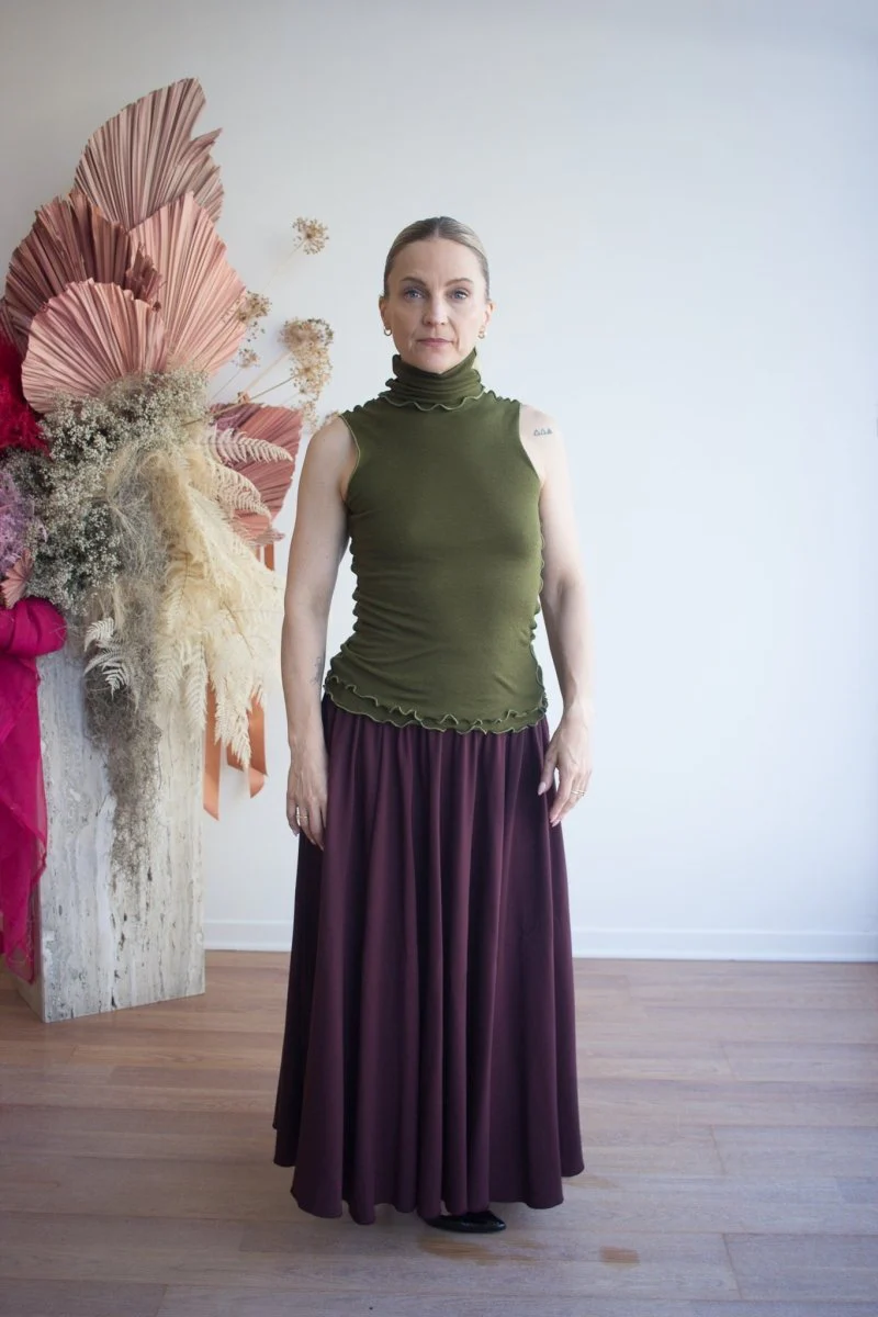 Eliza Faulkner Florence Skirt - Shiraz (In-Store)