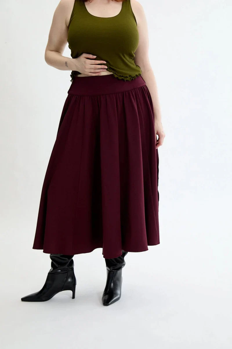 Eliza Faulkner Florence Skirt - Shiraz (In-Store) - Image 8