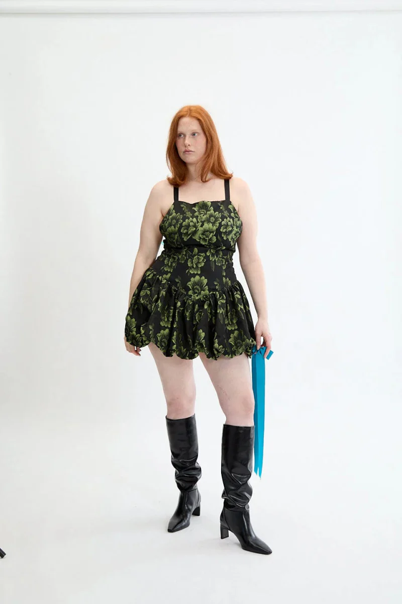 Eliza Faulkner Lila Dress - Green Floral (In-Store) - Image 5