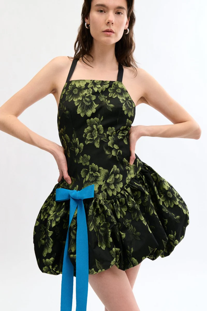 Eliza Faulkner Lila Dress - Green Floral (In-Store) - Image 9
