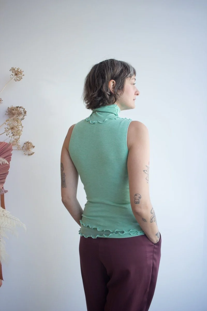 Eliza Faulkner Loulou Top - Mint (Online Exclusive) - Image 2