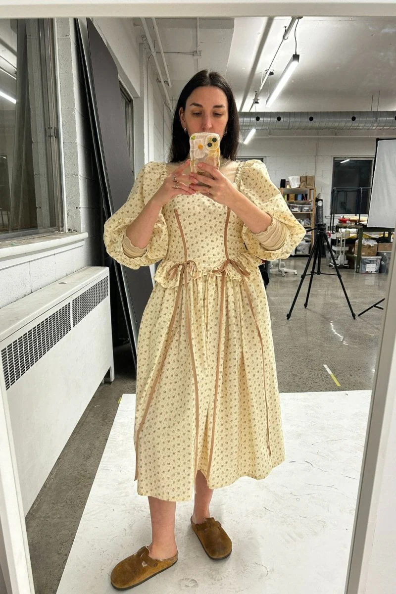 Eliza Faulkner Maria Dress (Cream Floral) - Image 2