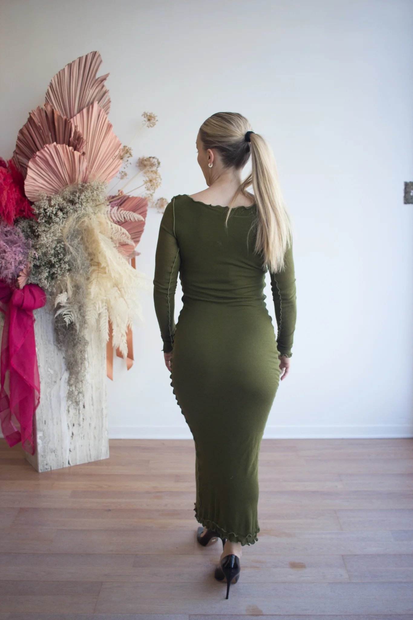 Eliza Faulkner Riley Dress - Green (In-Store) - Image 2