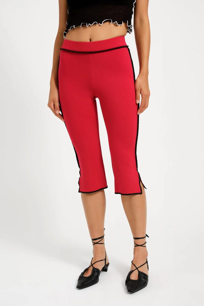 Eliza Faulkner Serena Legging - Red (In-Store) - Image 11