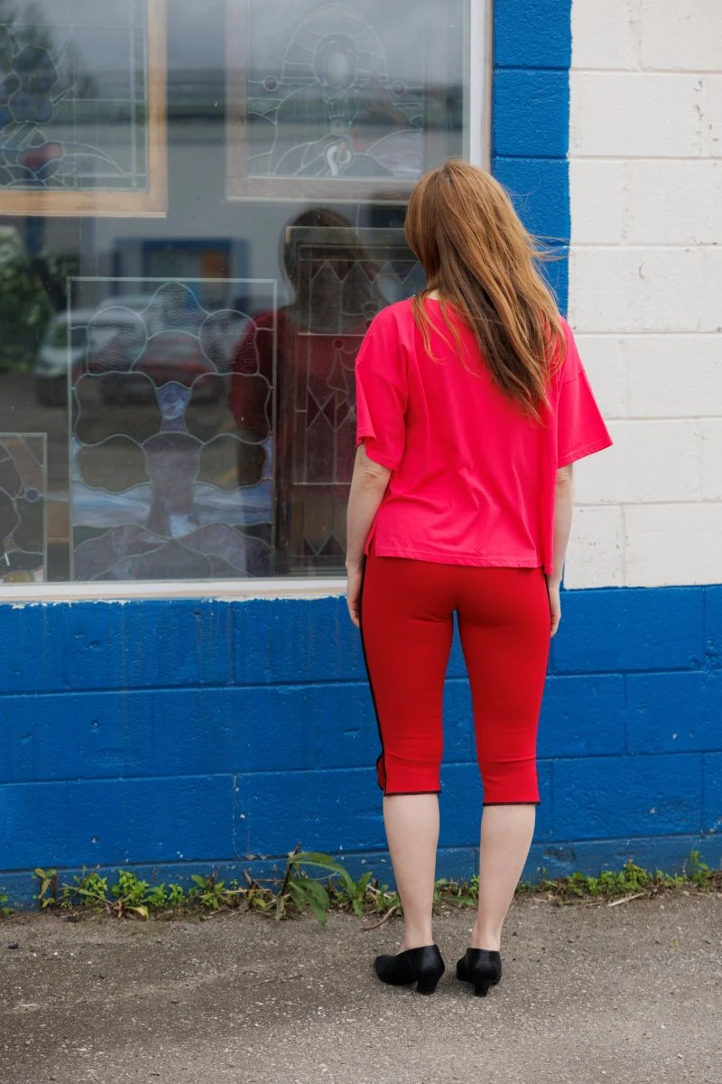 Eliza Faulkner Serena Legging - Red (In-Store) - Image 7