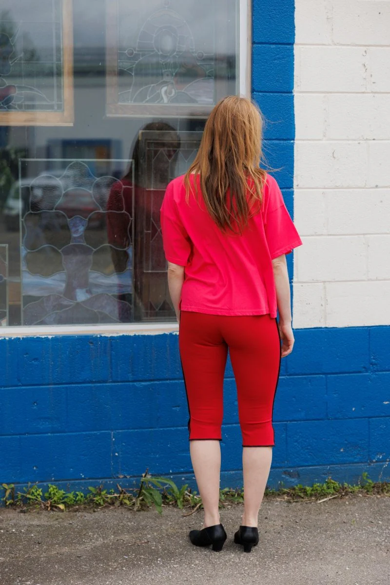 Eliza Faulkner Serena Legging - Red (In-Store) - Image 8