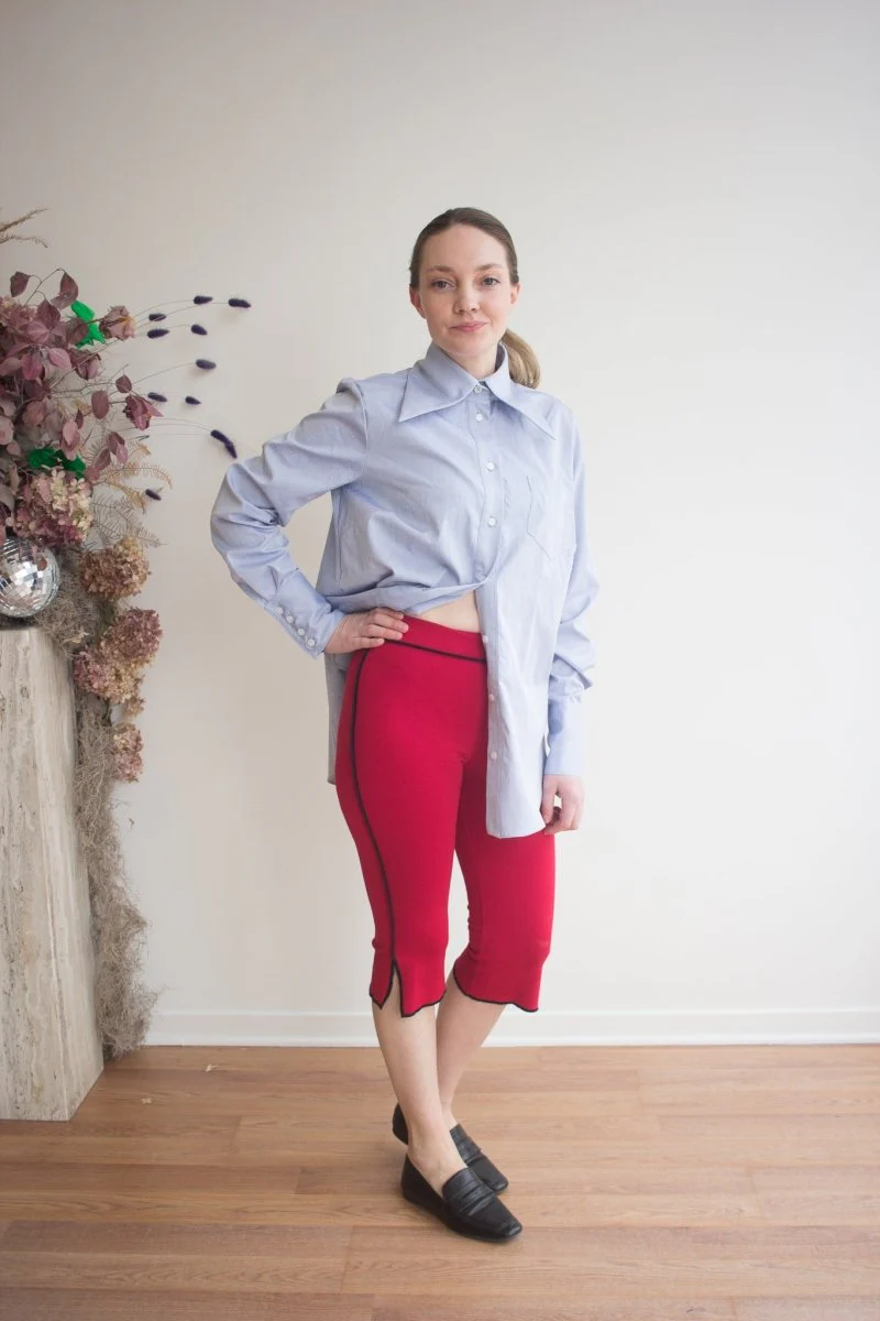 Eliza Faulkner Serena Legging - Red (In-Store) - Image 9