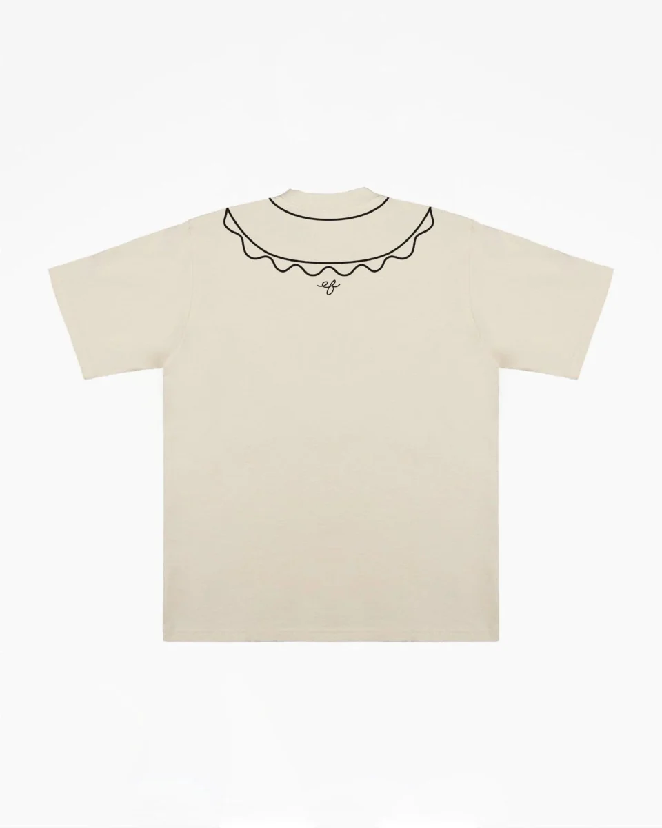 Eliza Faulkner Trompe L'Oeil Tee - Beige (Online Exclusive) - Image 6