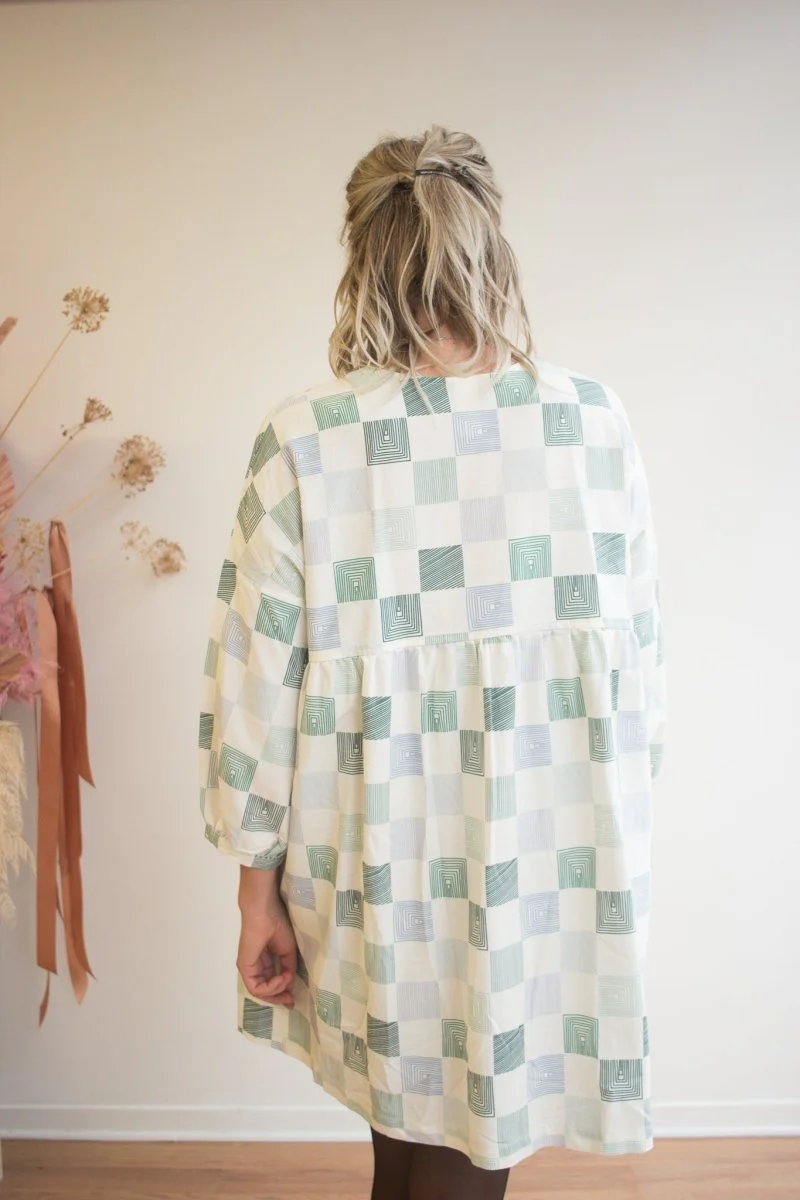 Eve Gravel Arty Dress - Earth or Chess Line (Online Exclusive) - Image 10