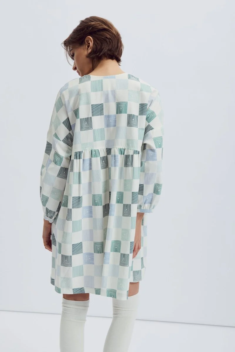 Eve Gravel Arty Dress - Earth or Chess Line (Online Exclusive) - Image 13