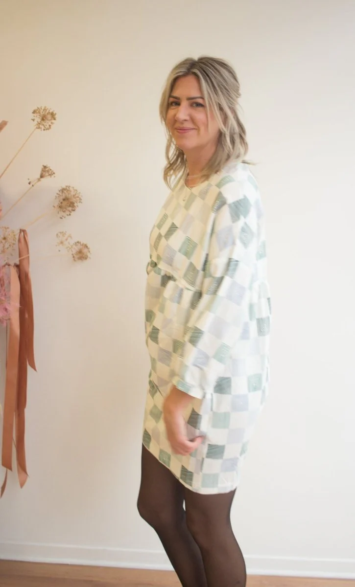 Eve Gravel Arty Dress - Earth or Chess Line (Online Exclusive) - Image 9
