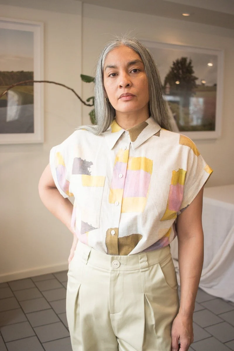 Eve Gravel Haley Shirt - Blue/Gold or Yellow/Gold (Pre-Order)