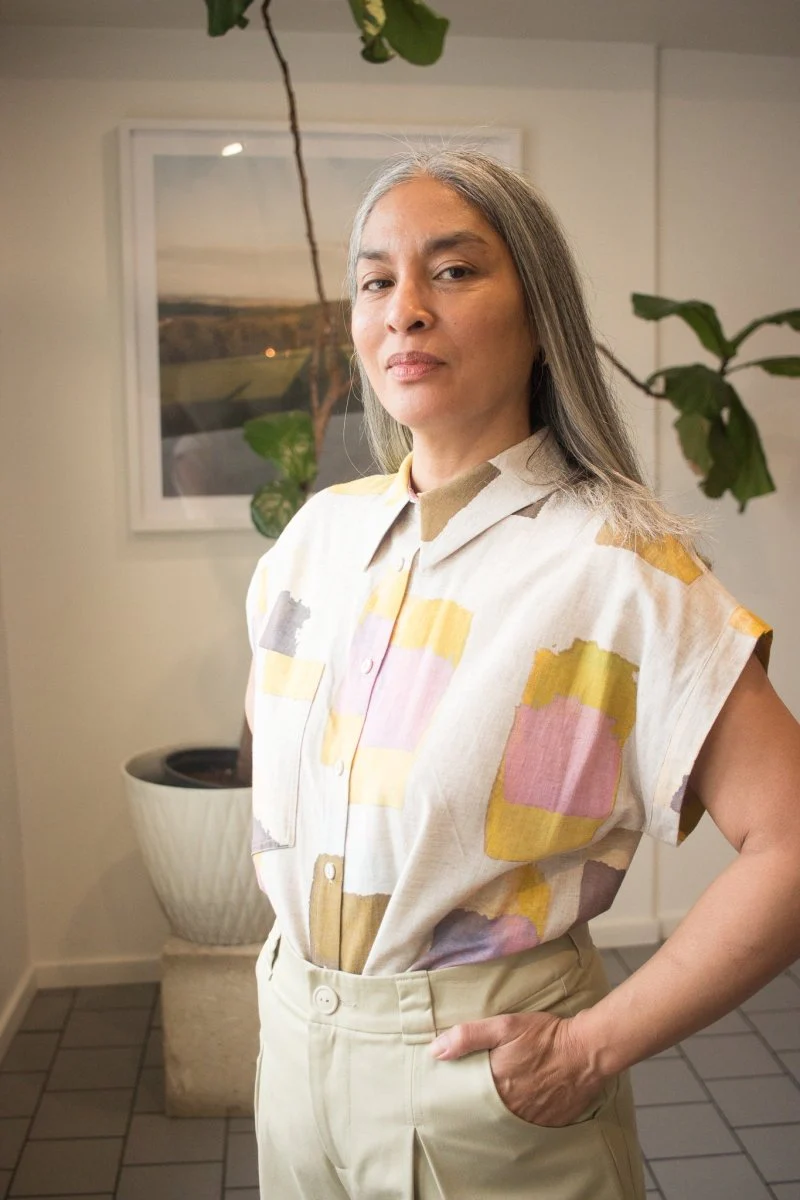 Eve Gravel Haley Shirt - Blue/Gold or Yellow/Gold (Pre-Order) - Image 2