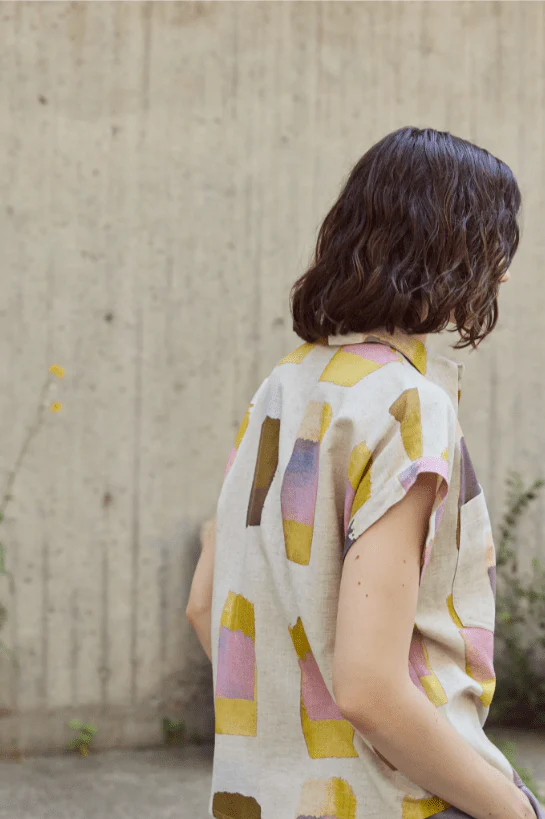 Eve Gravel Haley Shirt - Blue/Gold or Yellow/Gold (Pre-Order) - Image 6