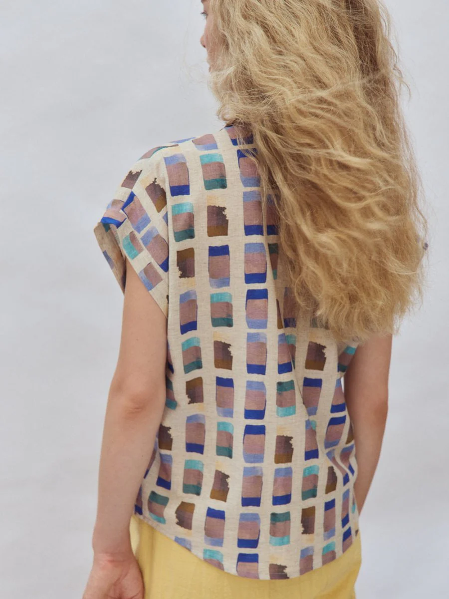 Eve Gravel Haley Shirt - Blue/Gold or Yellow/Gold (Pre-Order) - Image 8