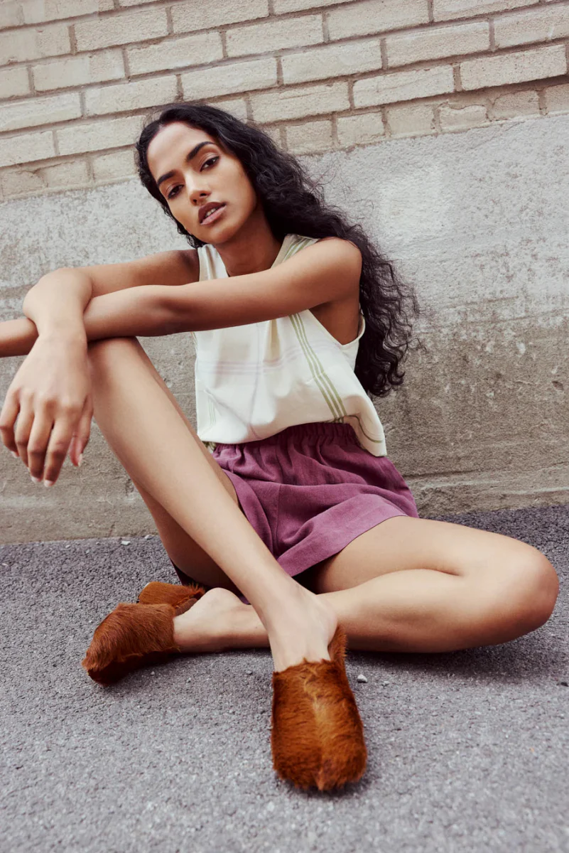 Eve Gravel Henderson Top - Summer Tartan (In-Store) - Image 8