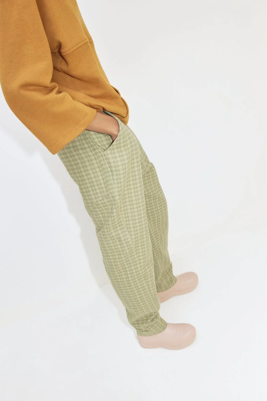 Eve Gravel Jackie Pants - Cappucino & Nutmeg (In Store) - Image 4