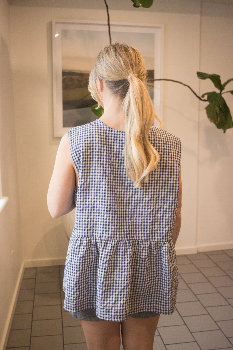 Eve Gravel Judy Top - Blue/Mauve or Green/Yellow (Online Exclusive) - Image 2