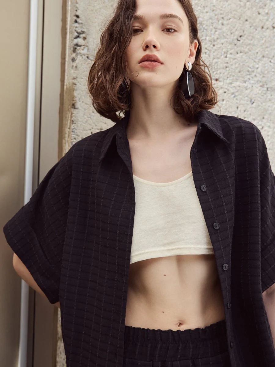 Eve Gravel Lexie Shirt - Black, White or Smoky Blue (Pre-Order) - Image 5