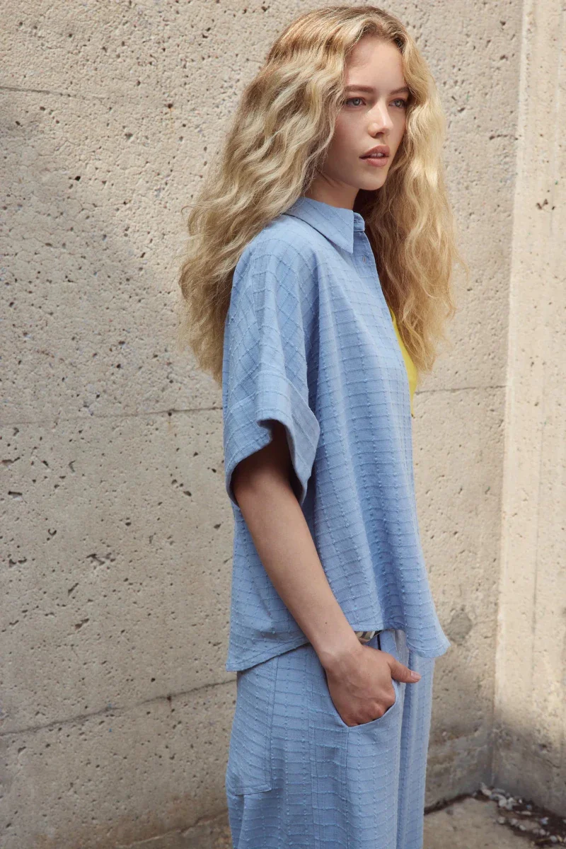 Eve Gravel Lexie Shirt - Black, White or Smoky Blue (Pre-Order) - Image 9