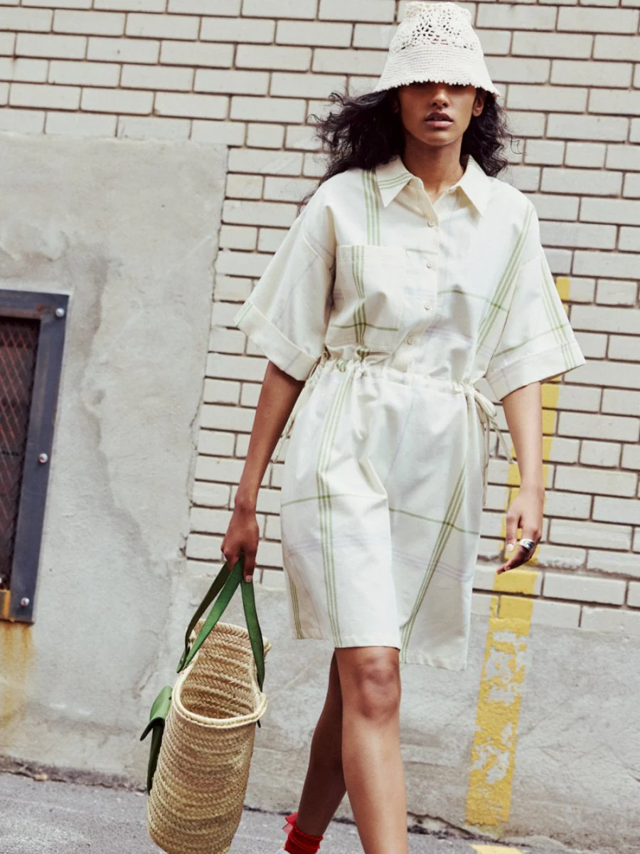 Eve Gravel Lilia Dress - Summer Tartan (Online Exclusive) - Image 8