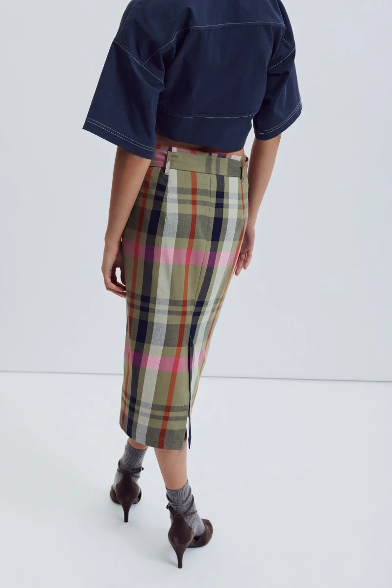 Eve Gravel Lizzie Skirt - Pink Tartan (Online Exclusive) - Image 3