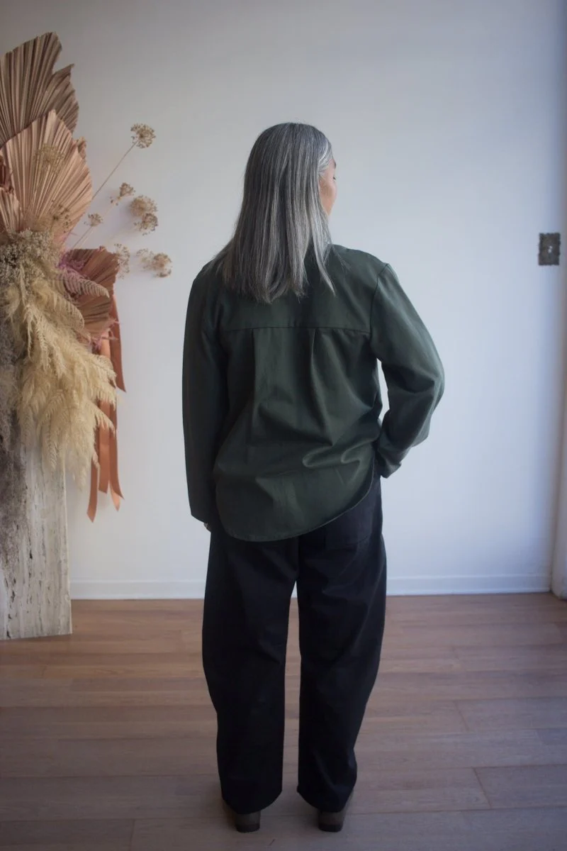 Eve Gravel Pompei Overshirt - Khaki (In Store) - Image 5