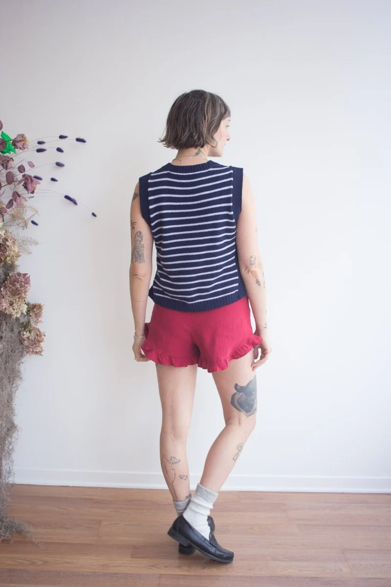 Eve Gravel Poppy Knit Top - Various Colours (Online Exclusive) - Image 4