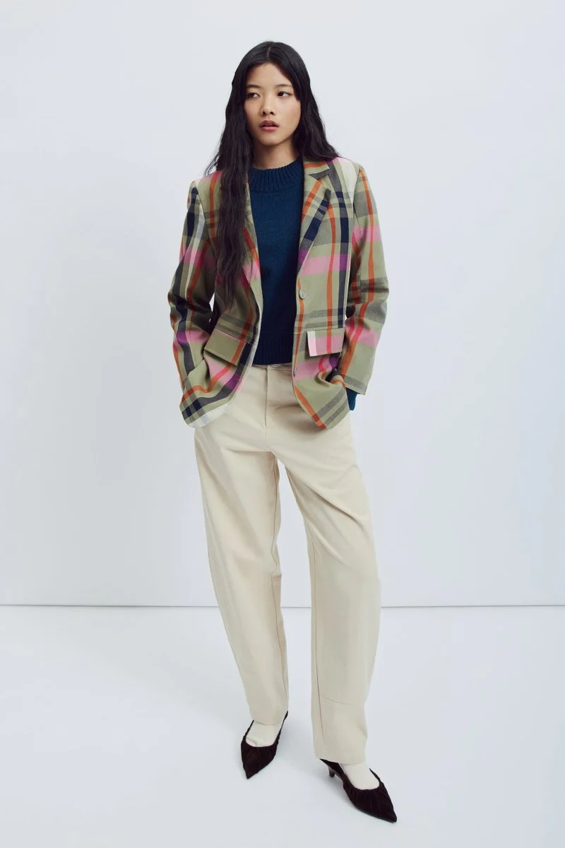Eve Gravel Rory Jacket - Pink Tartan (Online Exclusive)