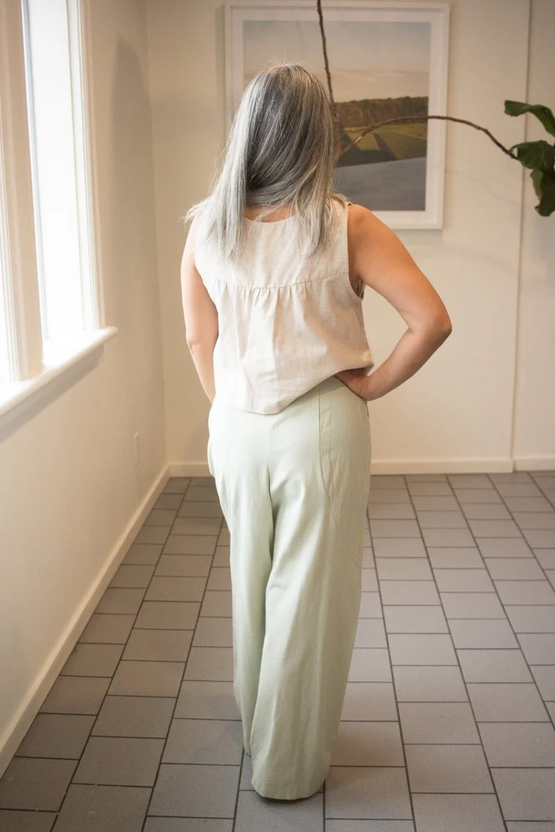 Eve Gravel Rosalie Top - Beige or Blue (Online Exclusive) - Image 5