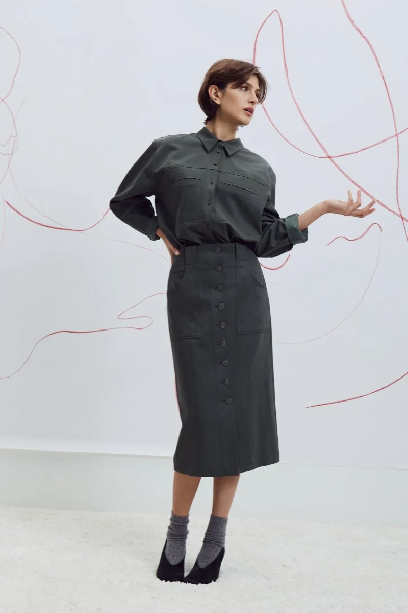 Eve Gravel Sabine Skirt - Various Colours (Online Exclusive) - Image 5