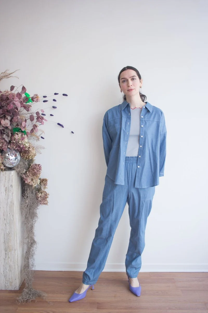 Eve Gravel Whynn Shirt - Light Denim (In Store) - Image 2