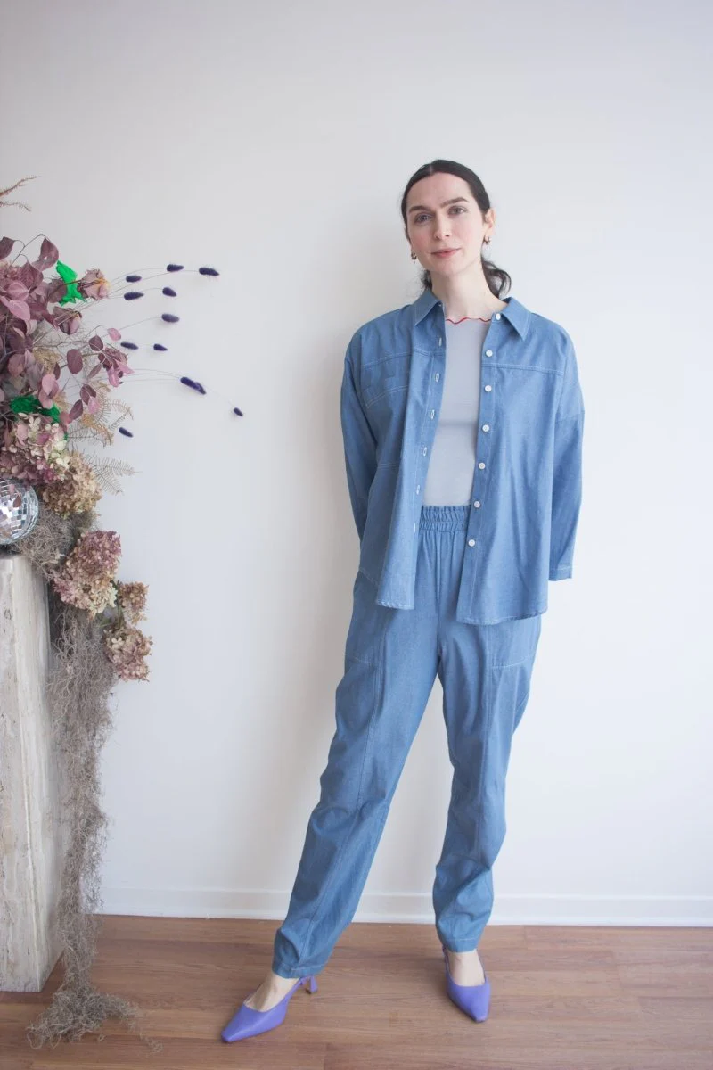 Eve Gravel Whynn Shirt - Light Denim (In Store) - Image 3