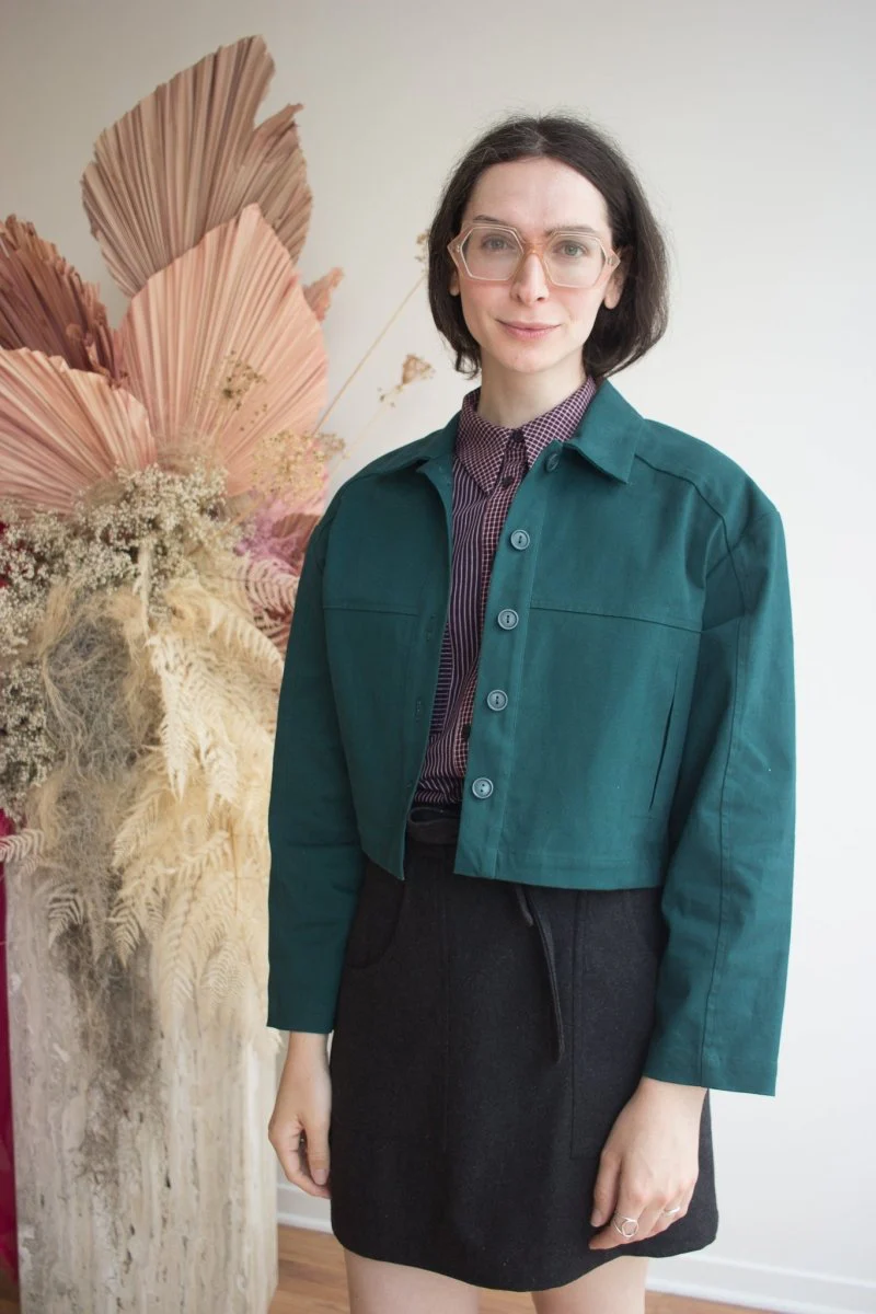 Eve Gravel Zaria Jacket- Emerald or Black (Online Exclusive) - Image 2
