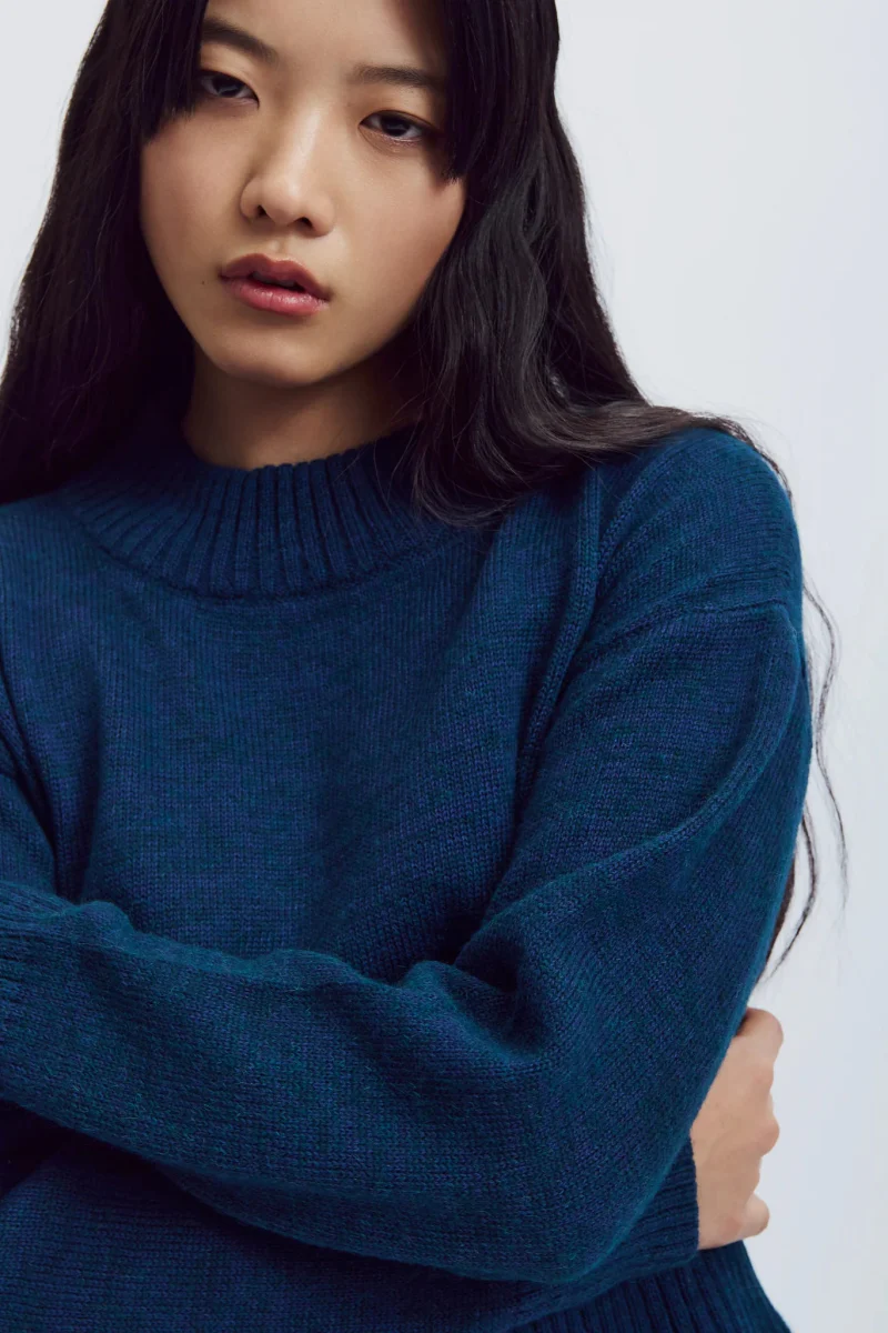 Eve Gravel Zephyr Knit - Bue (Online Exclusive) - Image 8