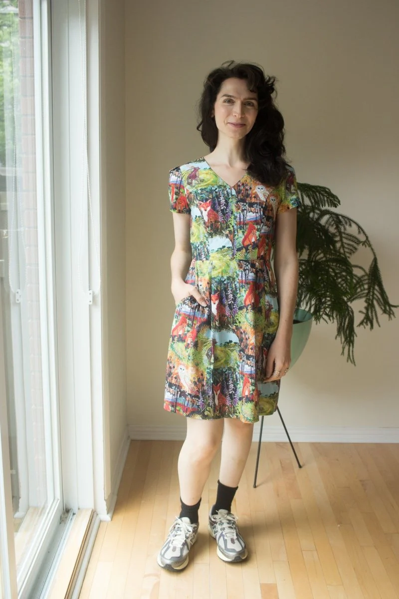 Birds of North America Fruit Dove Dress - Hedgerow (Online Exclusive)