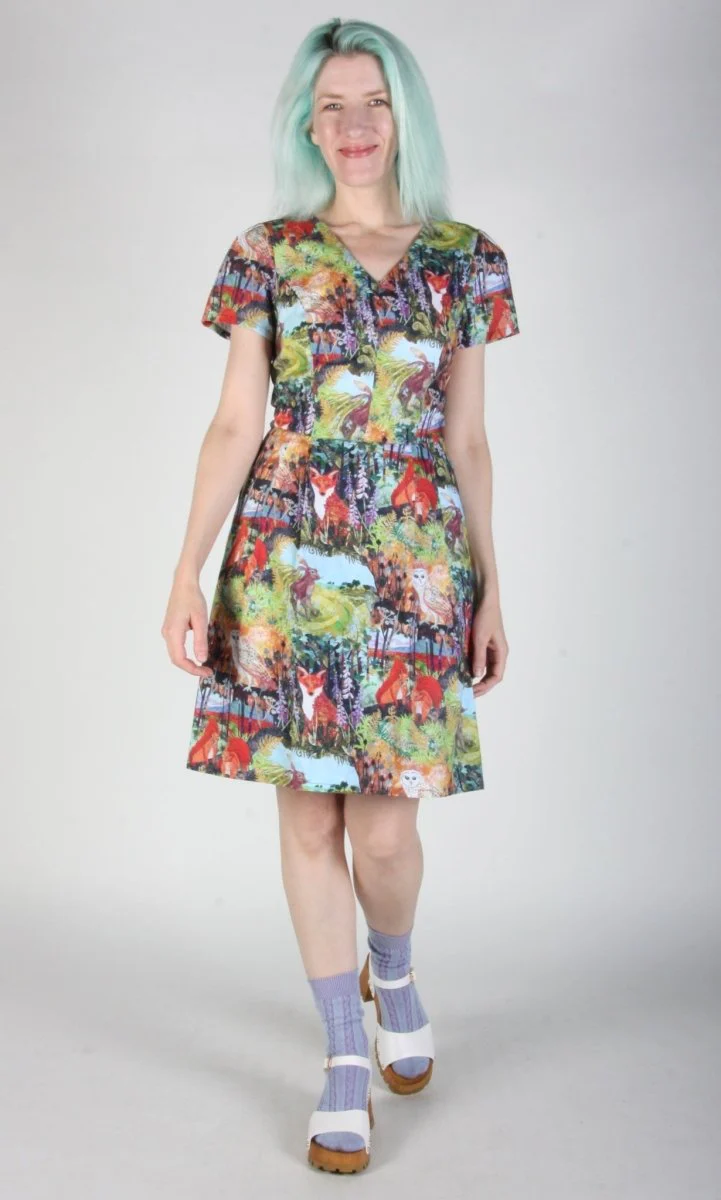 Birds of North America Fruit Dove Dress - Hedgerow (Online Exclusive) - Image 10