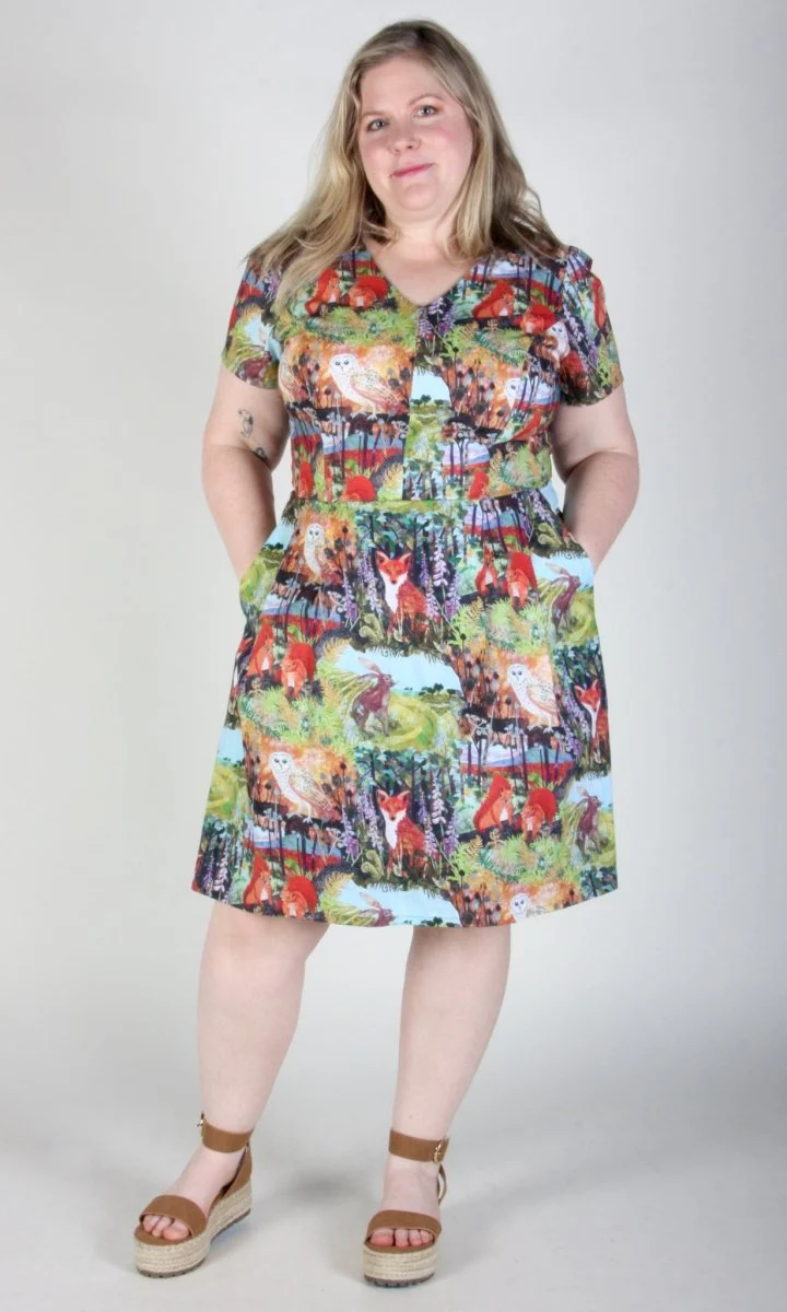 Birds of North America Fruit Dove Dress - Hedgerow (Online Exclusive) - Image 13