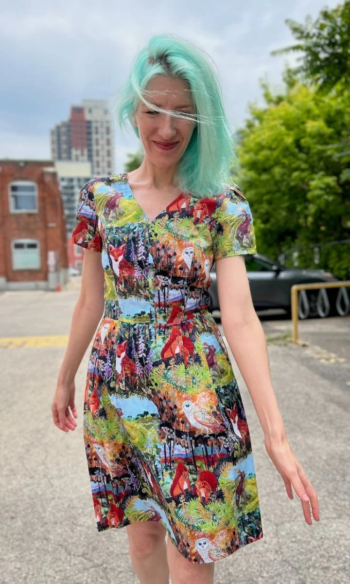 Birds of North America Fruit Dove Dress - Hedgerow (Online Exclusive) - Image 6