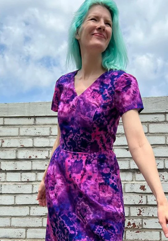 Birds of North America Fruit Dove Dress - McGurple (Online Exclusive) - Image 7