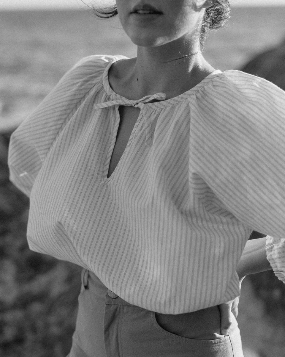 Harly Jae Blossom Blouse (Misty Stripe) - Image 9