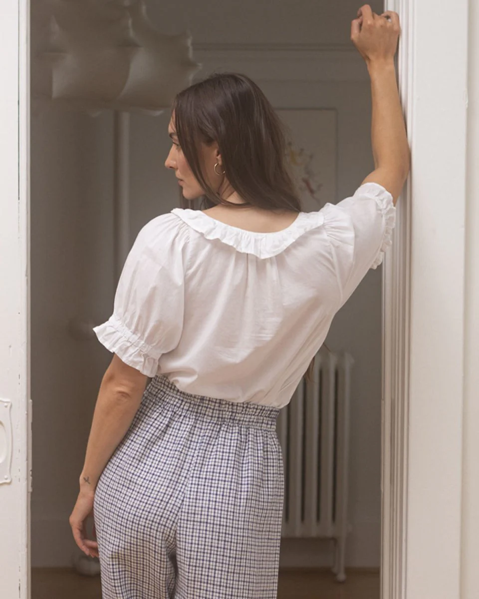 Harly Jae Doll Blouse (Crisp White) - Image 8